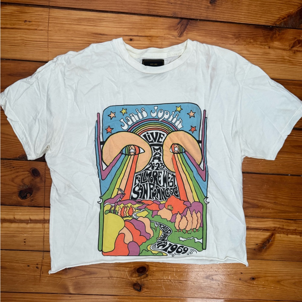 Retro brand White Graphic T-Shirt